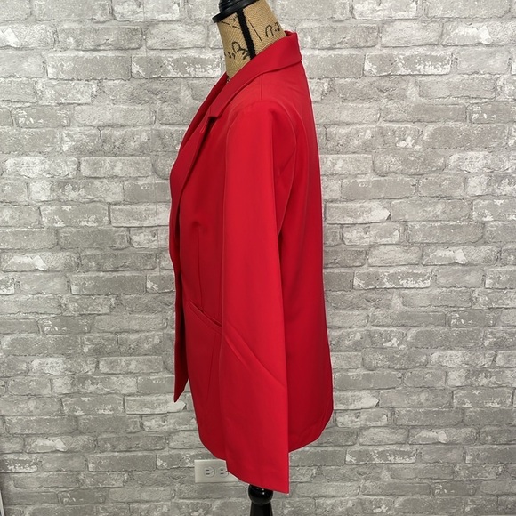 Sanctuary Red One Button Blazer - Picture 3 of 7